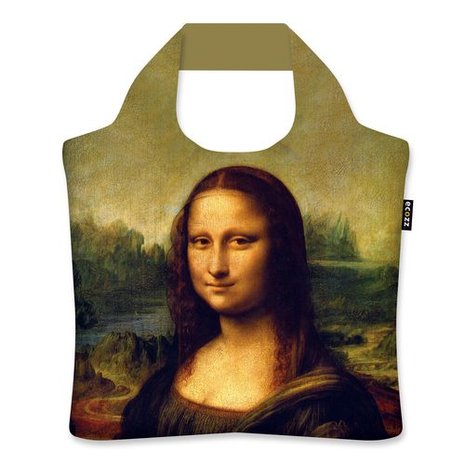 Ecozz ecoshopper met Mona Lisa, gemaakt van gerecycled plastic