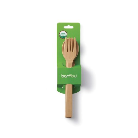 Bambu knife, fork and spoon, bamboe houten bestek