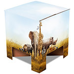 Dutch Design Chair met Safari dieren print