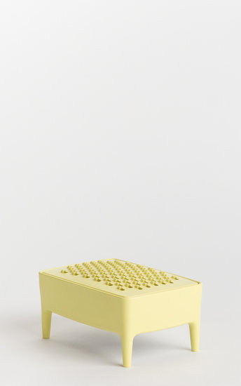Zacht gele bubby buddy zeephouder van gerecycled plastic