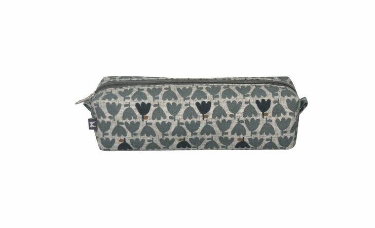 Fairtrade canvas etui met tulpen - Earth Squared pencil case Tulip