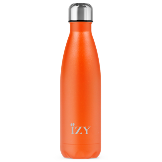 Grote Izy Bottles drinkfles - Sandstone Orange 500ml bij GreenPicnic