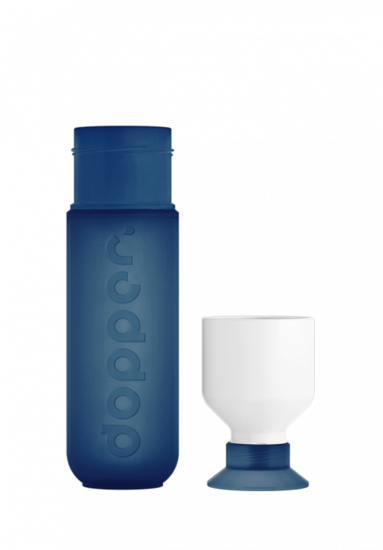 Cosmic Storm Dopper, donkerblauwe drinkfles - GreenPicnic