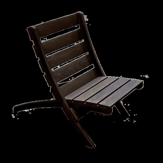 Ecofurn City Granny chair black oiled, Greenpicnic