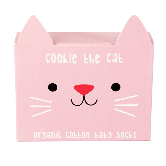 Doosje Cookie the Cat babysokjes Rex London