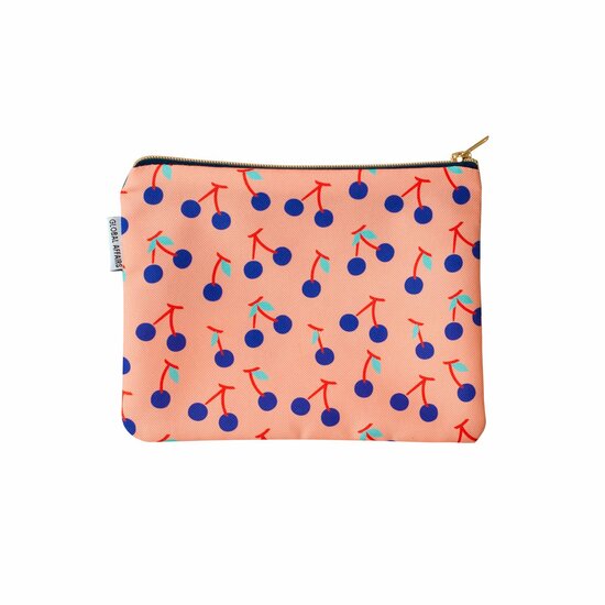 Global Affairs Pouch Cherries, etui van R-Pet Greenpicnic