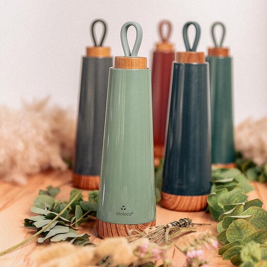 Te koop bij Green Picnic - BioLoco Loop dubbelwandige RVS flessen