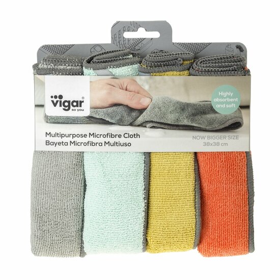 Vigar sterk absorberende microvezeldoeken extra groot - Schoonmaken Greenpicnic