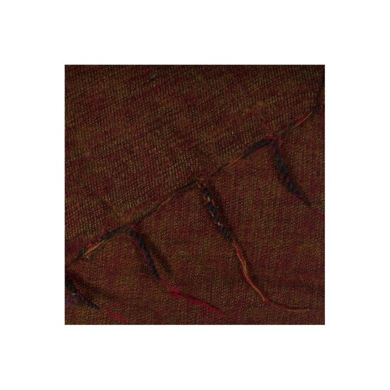 Sjaal met verhaal Fairtrade plaid in herfstbruin