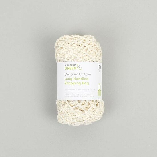 Verpakking A Slice of Green Organic cotton long handled shopping bag