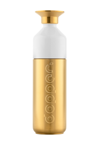 De Dopper Solid Steel Gold 800ml drinkfles
