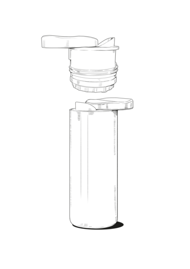 Deksel van Chic Mic Slide Cup