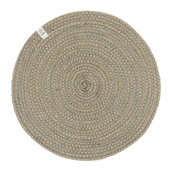 ReSpiin Jute Tablemat  Natural Grey- verkooppunt GreenPicnic