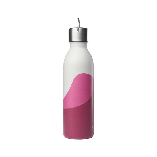 GreenPicnic - Insulated stainless steel active bottle Horizon Garnet 600ml van Qwetch