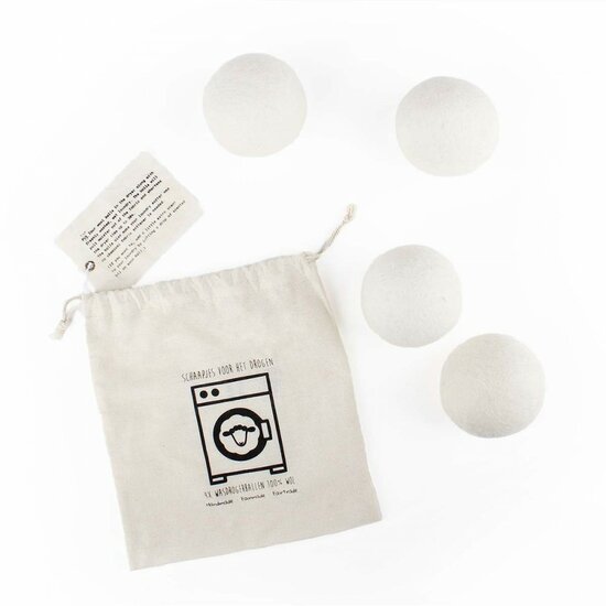 Wasdroger Bollen Vilt, Set Van 4 Greenpicnic