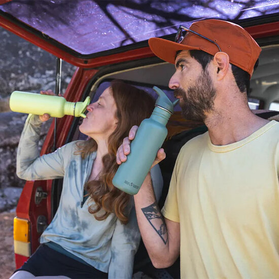 Klean Kanteen Classic Narrow Bottles met rietje