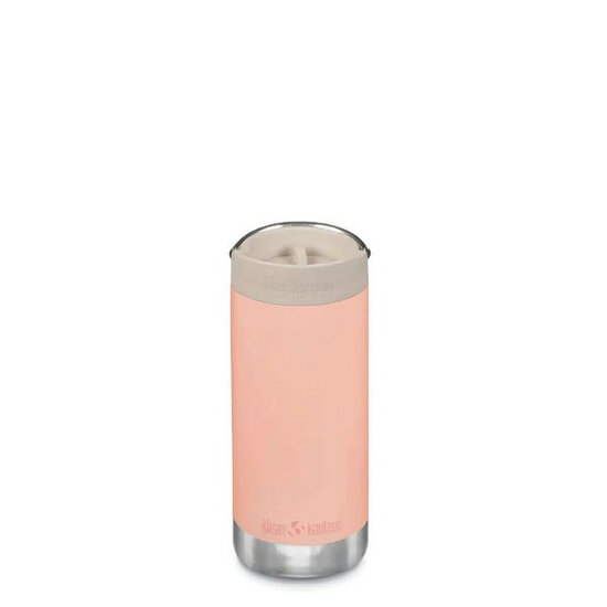Klean Kanteen TKWide insulated Peach Parfait thermosfles in roze