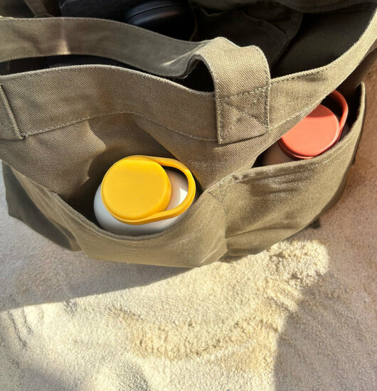 Ekobo Mimosa waterflesje in tas