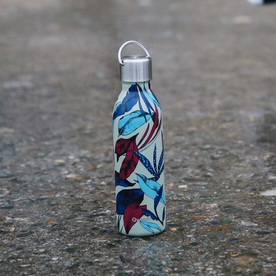 GreenPicnic - Insulated stainless steel active bottle Bahia 600ml van Qwetch 