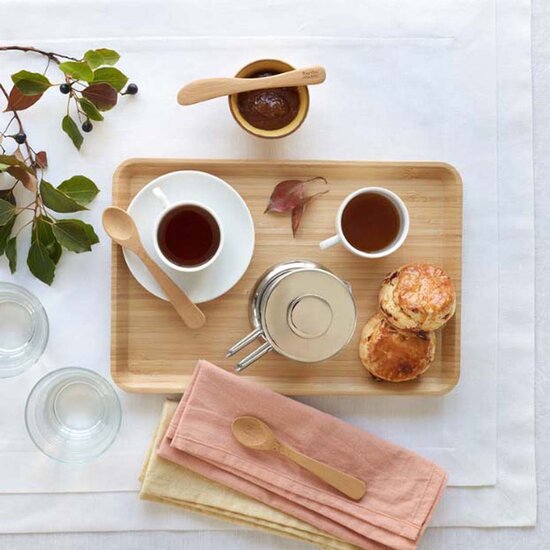 Bambu Serving Tray Rectangle, bamboe dienblad rechthoekig