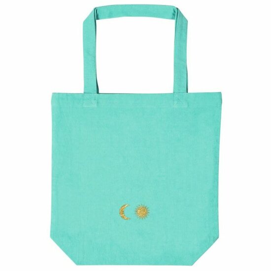 Achterkant Yin Yang shopper van Moses bij Greenpicnic