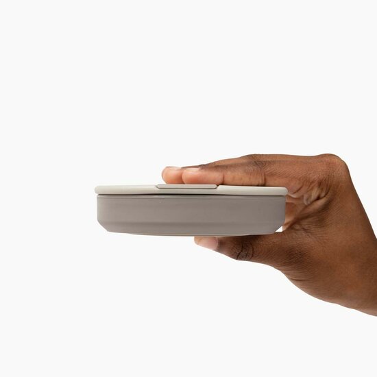 Hunu Collapsible Silicone Cup 475ml Warm Grey