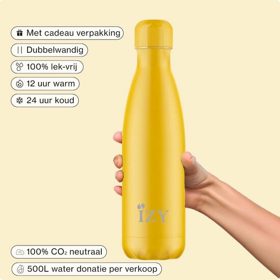 Izy Bottle 500ml yellow
