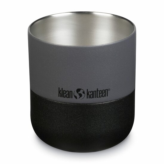 Klean Kanteen Rise Lowball Asphalt thermosmok van duurzaam gerecycled RVS - Eco Webshop GreenPicnic