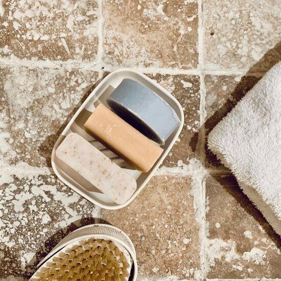 Bamboe zeepbakje met uitlekschaal Ekobo