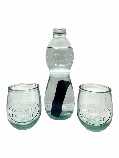 Woody actief koolfilter in waterfles Greenpicnic