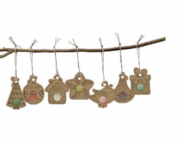 Blossombs kersthangers met bloemzaden Greenpicnic