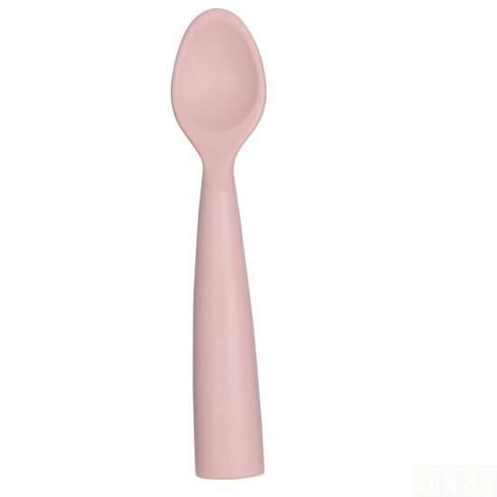 MiniKOiOi Scoop kleine roze lepel van siliconen verkrijgbaar bij GreenPicnic