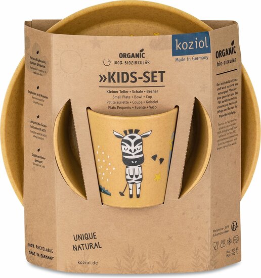 Koziol Organic kinderservies Zoo