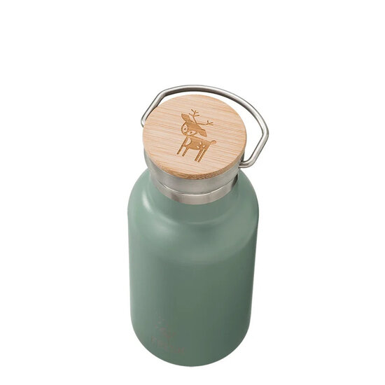 Deer thermosfles van Fresk, sterke waterfles van dubbelwandig RVS - GreenPicnic