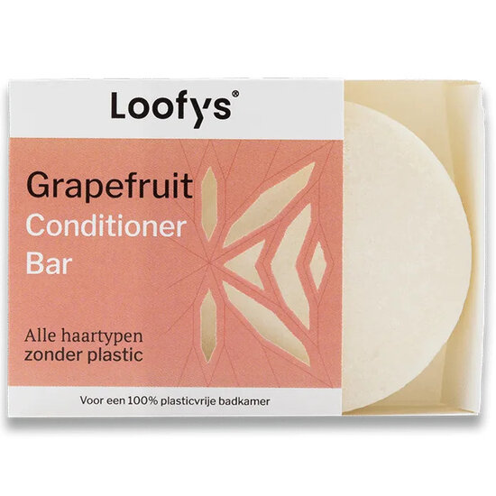 Loofys conditioner bar grapefruit bij Greenpicnic
