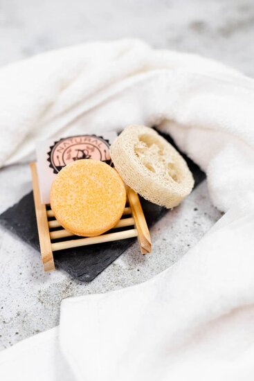 Loofys shampoo bar orange