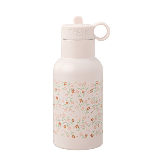 Fresk dubbelwandige RVS drinkfles met bloemen print