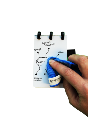 Kladblok Correctbook inclusief wisdoek en pen bij GreenPicnic