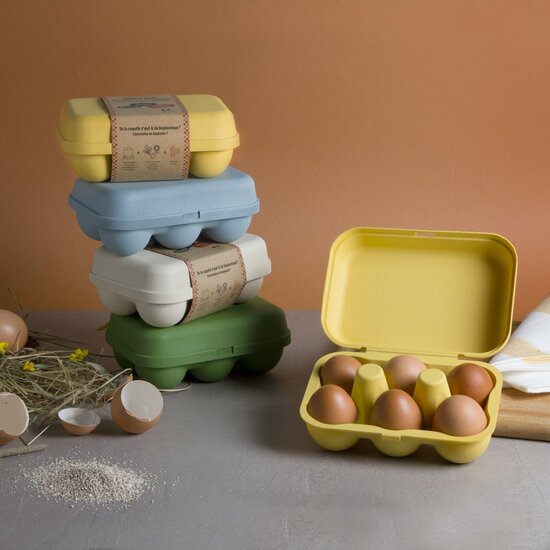 Ah Table! herbruikbare eierdozen van bioplastic