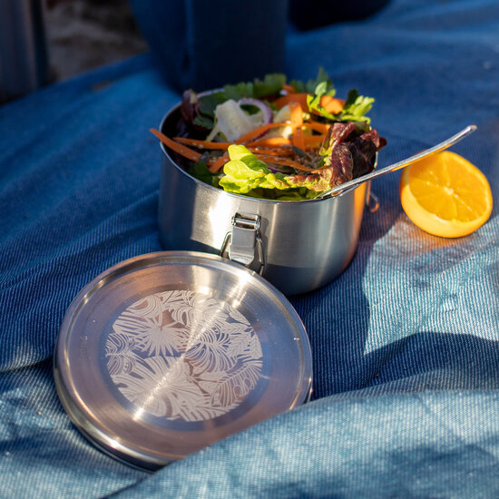 Gaspajoe Drummy 1100ml RVS lunchbox