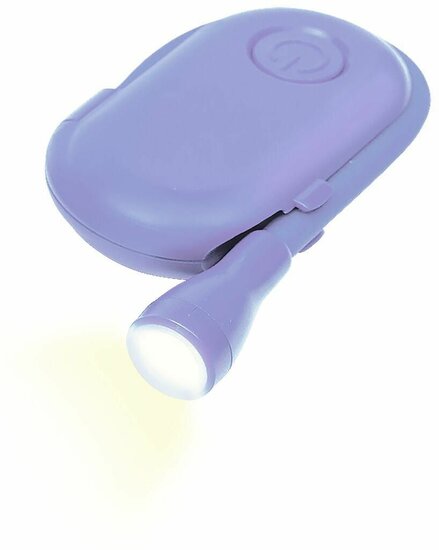 Lila led leeslampje oplaadbaar