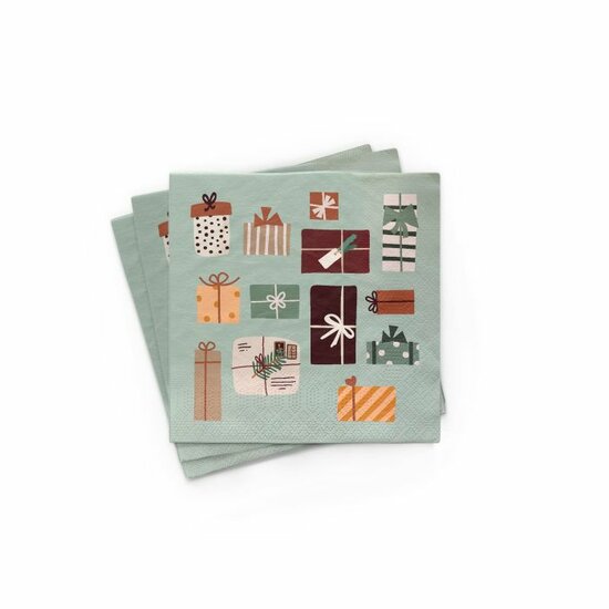 Bamboo Napkin kerst servetten Feels like Christmas