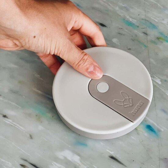 Hunu Collapsible Silicone Cup 355ml Warm Grey