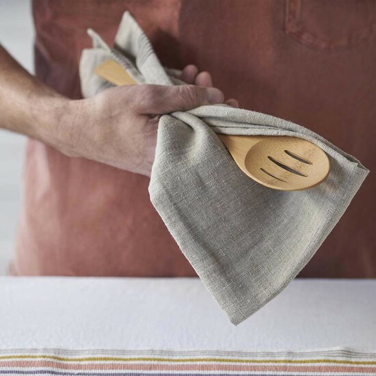 Volledige bamboe schuimspaan met steuntje - Bambu