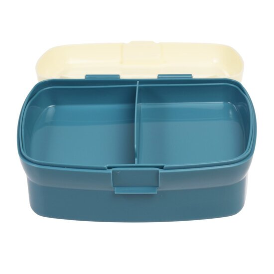 REX London broodtrommel blauw met vakjes