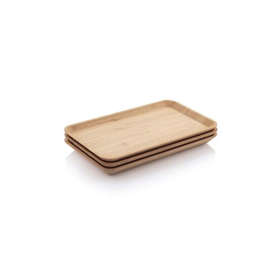 Bambu Serving Tray Rectangle, bamboe dienblad klein