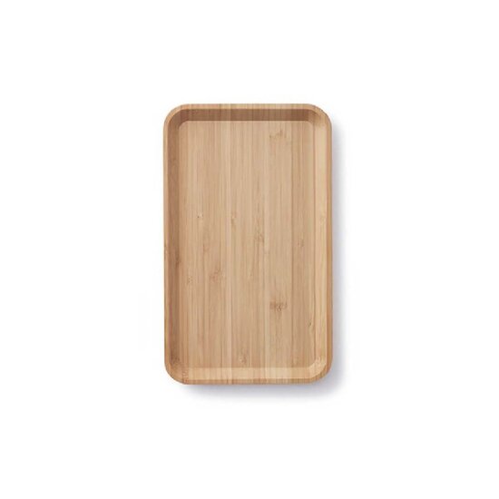 Bambu Serving Tray Rectangle, bamboe dienblad klein rechthoekig