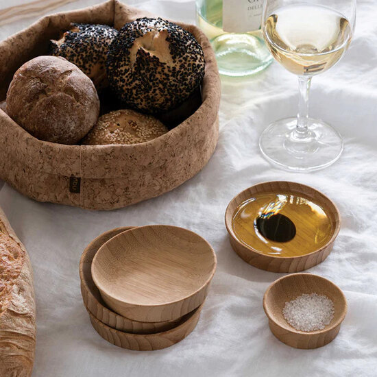 Bambu Condiment Cups small en large, sausbakjes