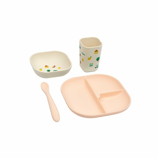 The Cotton Cloud Silicone Tableware Mandarijn