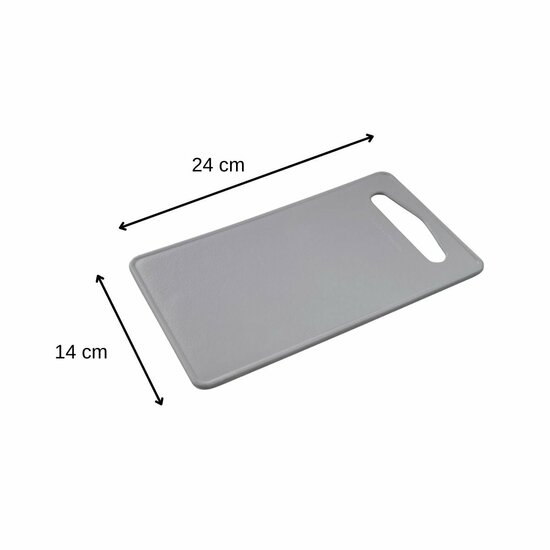 Klein grijs serveerplankje PLA